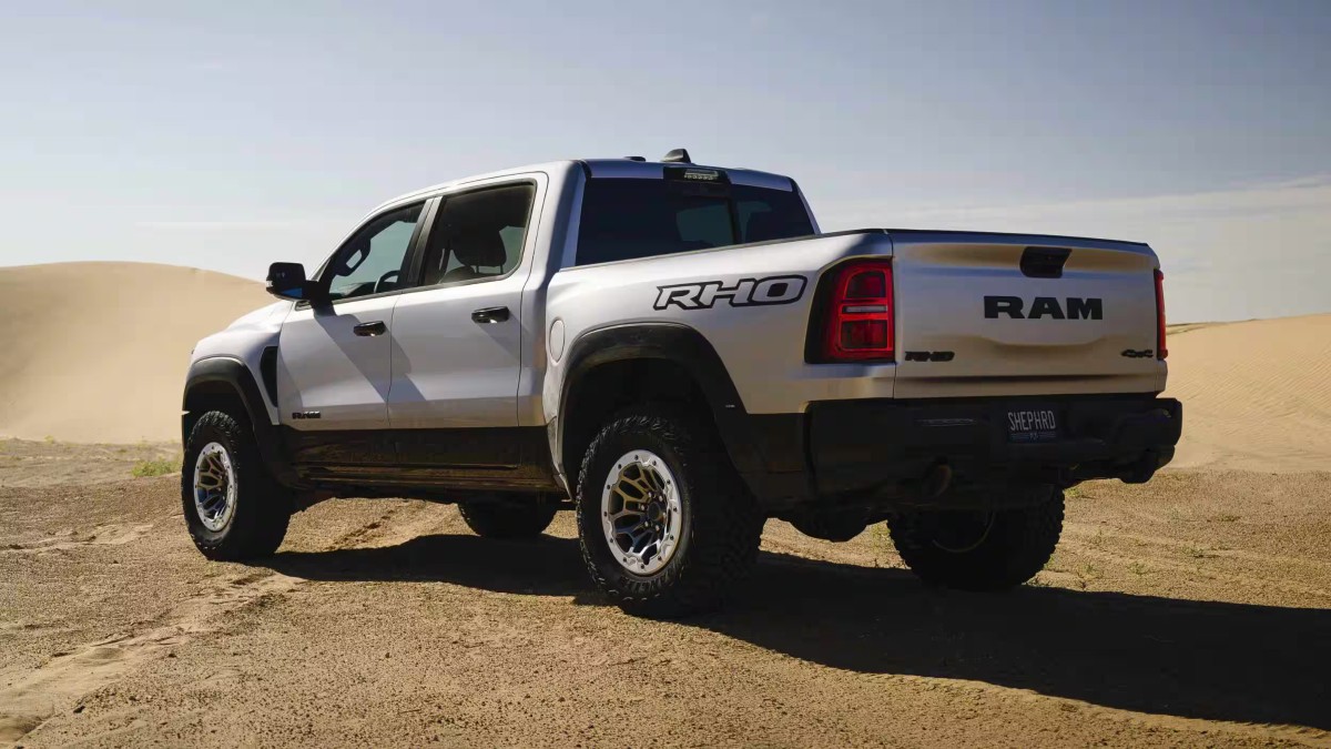 2025 RAM 1500 RHO Exterior Driver Side Rear Profile