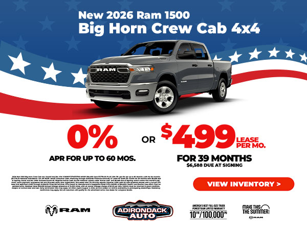 2026 RAM 150 Big Horn Crew Cab 4x4