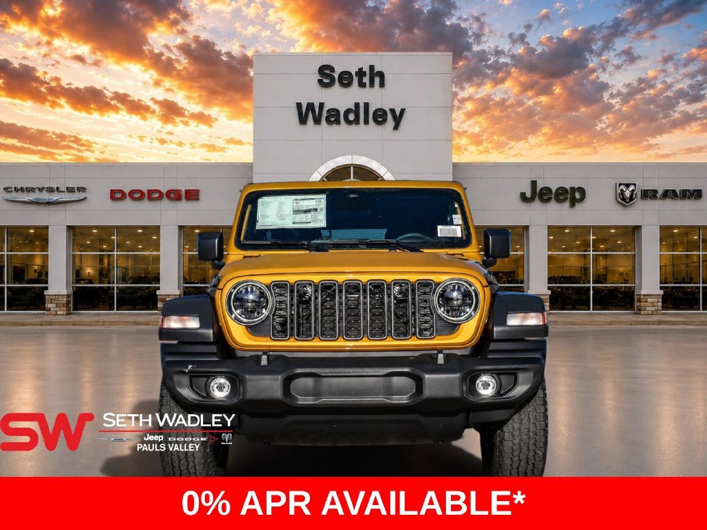 Front view of 2026 Wrangler Sport S J306153