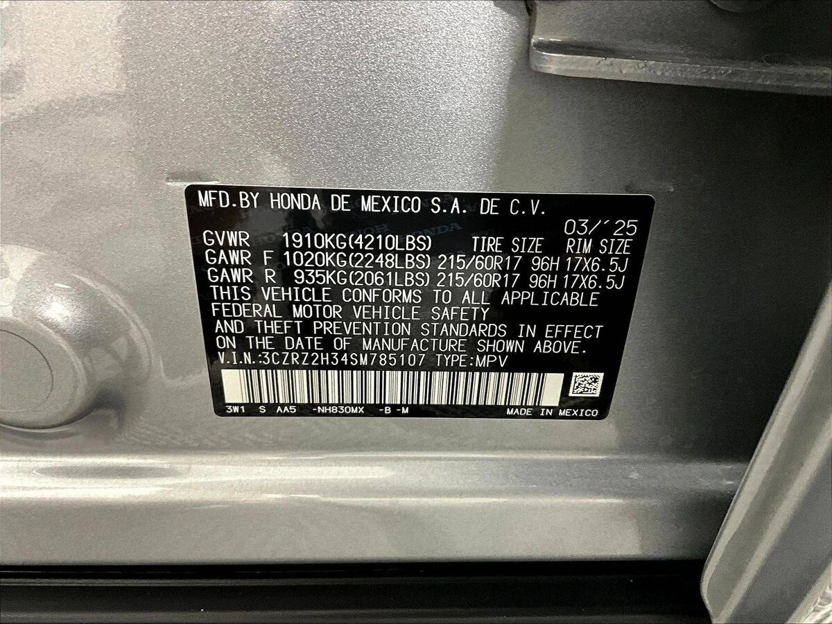 2025 Honda HR-V LX - Photo 19