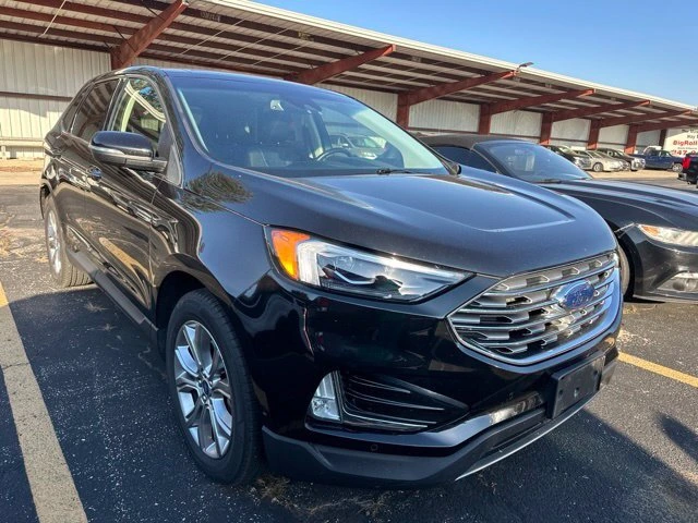 Used 2019 Ford Edge Titanium with VIN 2FMPK4K97KBB42340 for sale in Sterling, IL