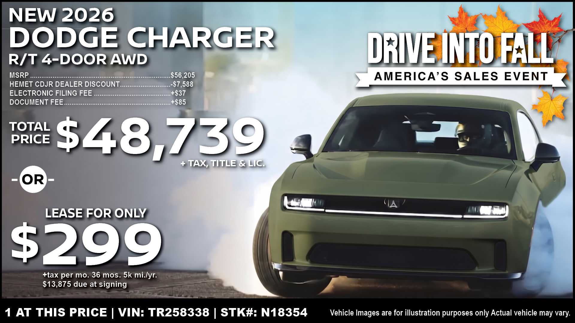 New 2026 Dodge Charger R/T 4-Door 