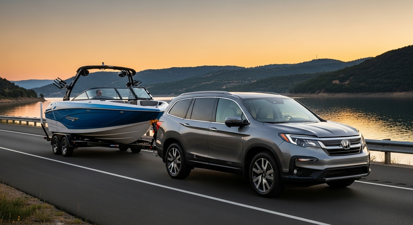 The 2025 Honda Pilot offers impressive towing capabilities, making it an ideal choice for families and adventurers in Fort Madison, IA. With a robust engine and available tow package, it can handle trailers, boats, and more with ease.