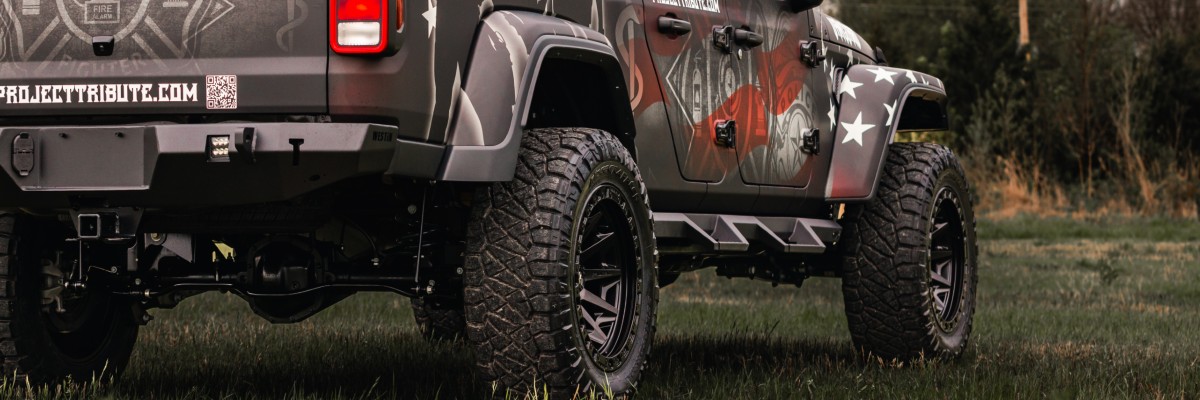Custom Project Tribute Jeep Gladiator Exterior Passenger Side Rear Profile