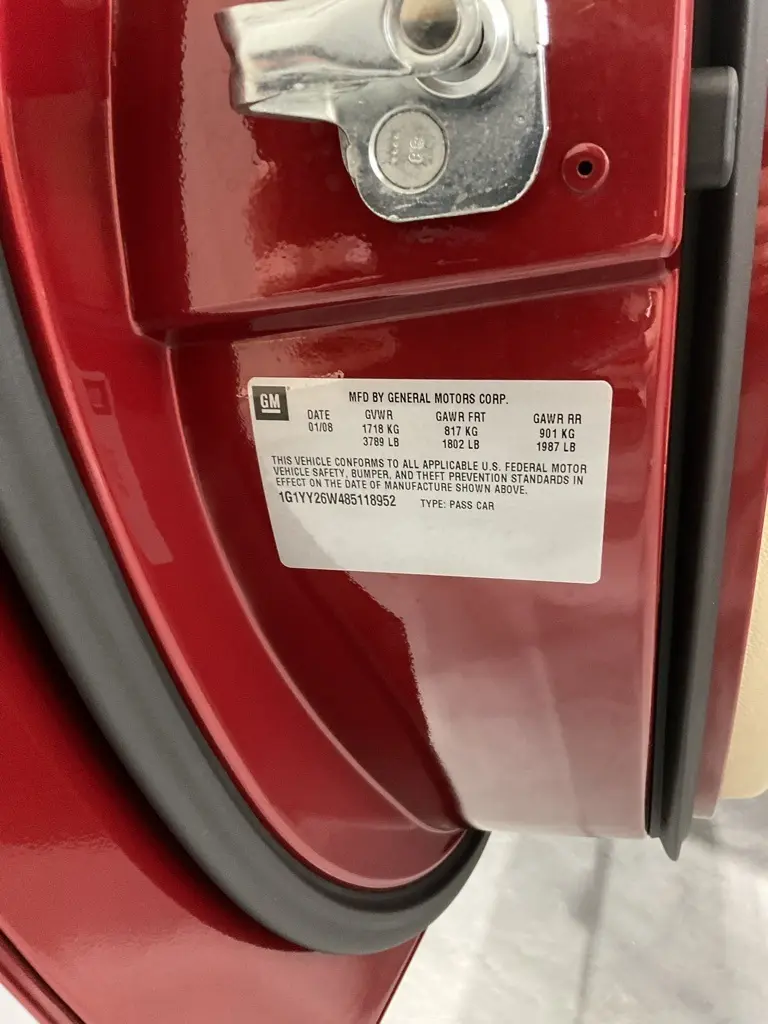 2008 Chevrolet Corvette Base photo 7