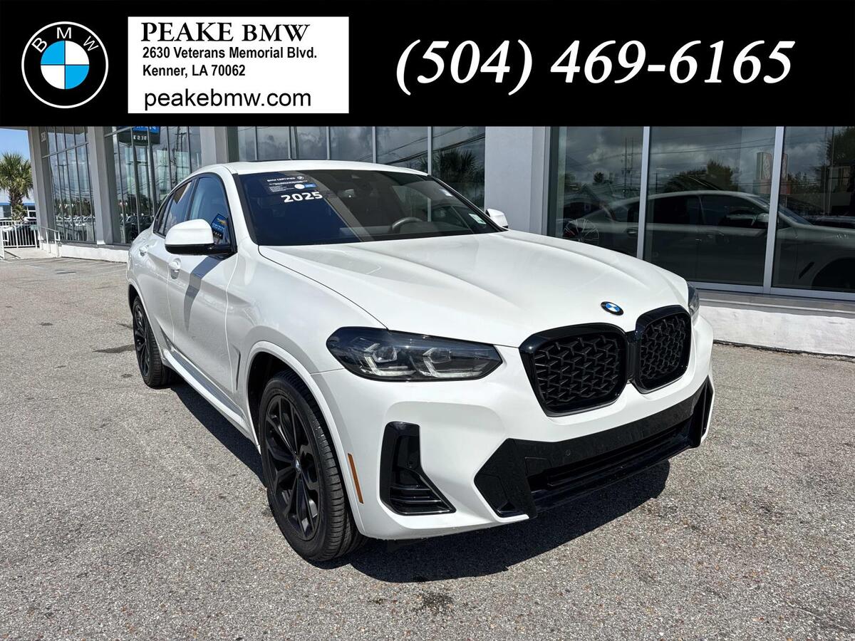 2025 BMW X4 xDrive30i