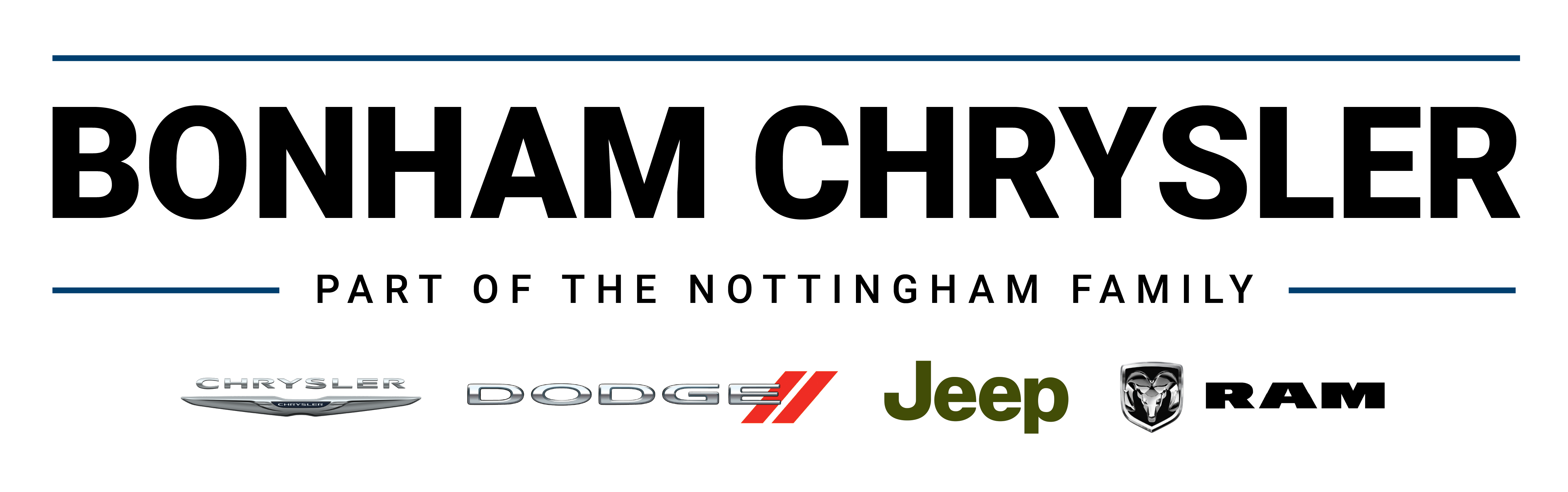 Nottingham Chrysler Dodge Jeep Ram Fiat of Bonham logo