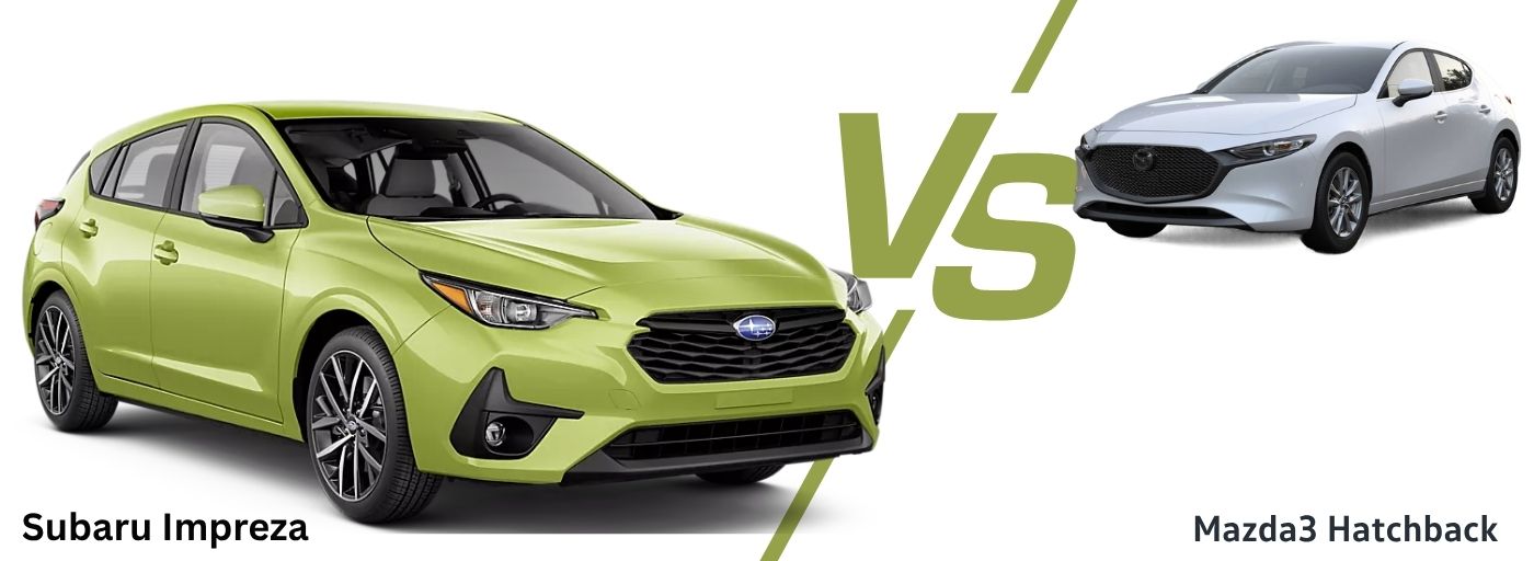 2026 Subaru Impreza vs Mazda3 Hatchback