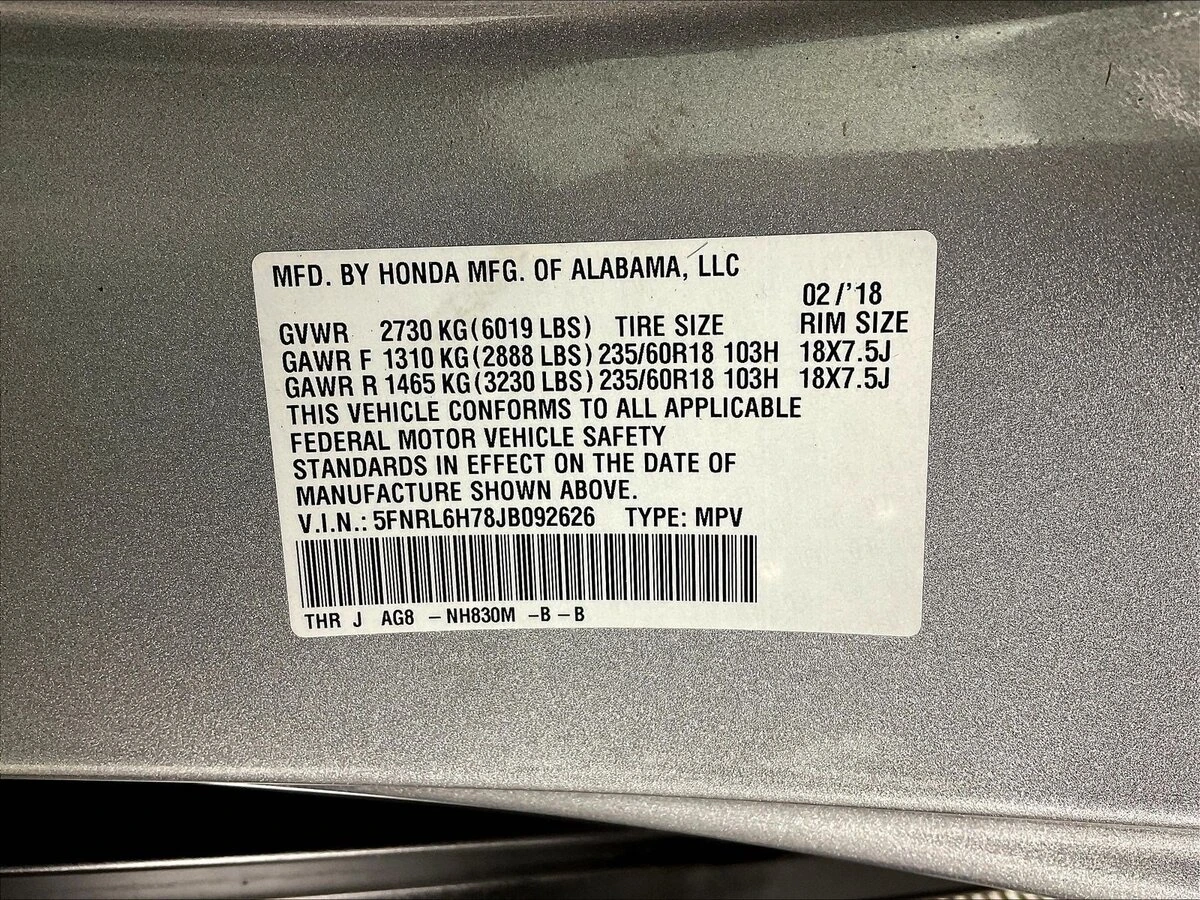 2018 Honda Odyssey EX-L - Photo 19