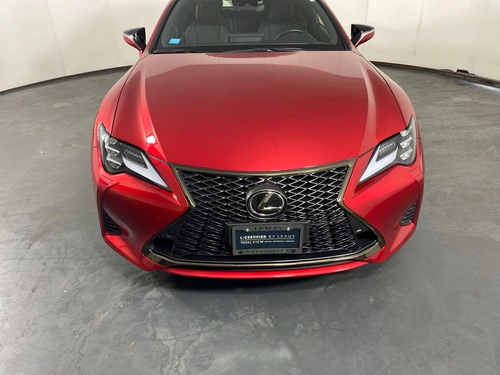 Exterior of the Lexus RC shown in Atomic Silver.