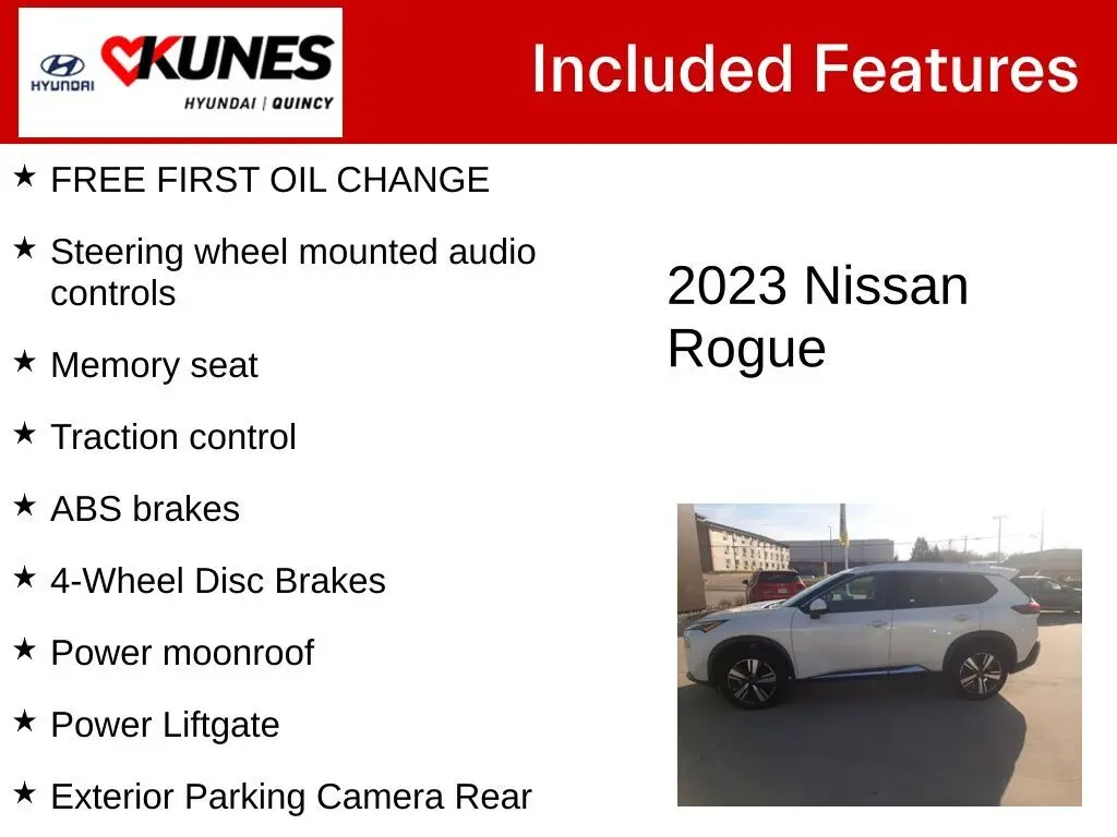 Used 2023 Nissan Rogue SL with VIN 5N1BT3CA4PC803453 for sale in Quincy, IL