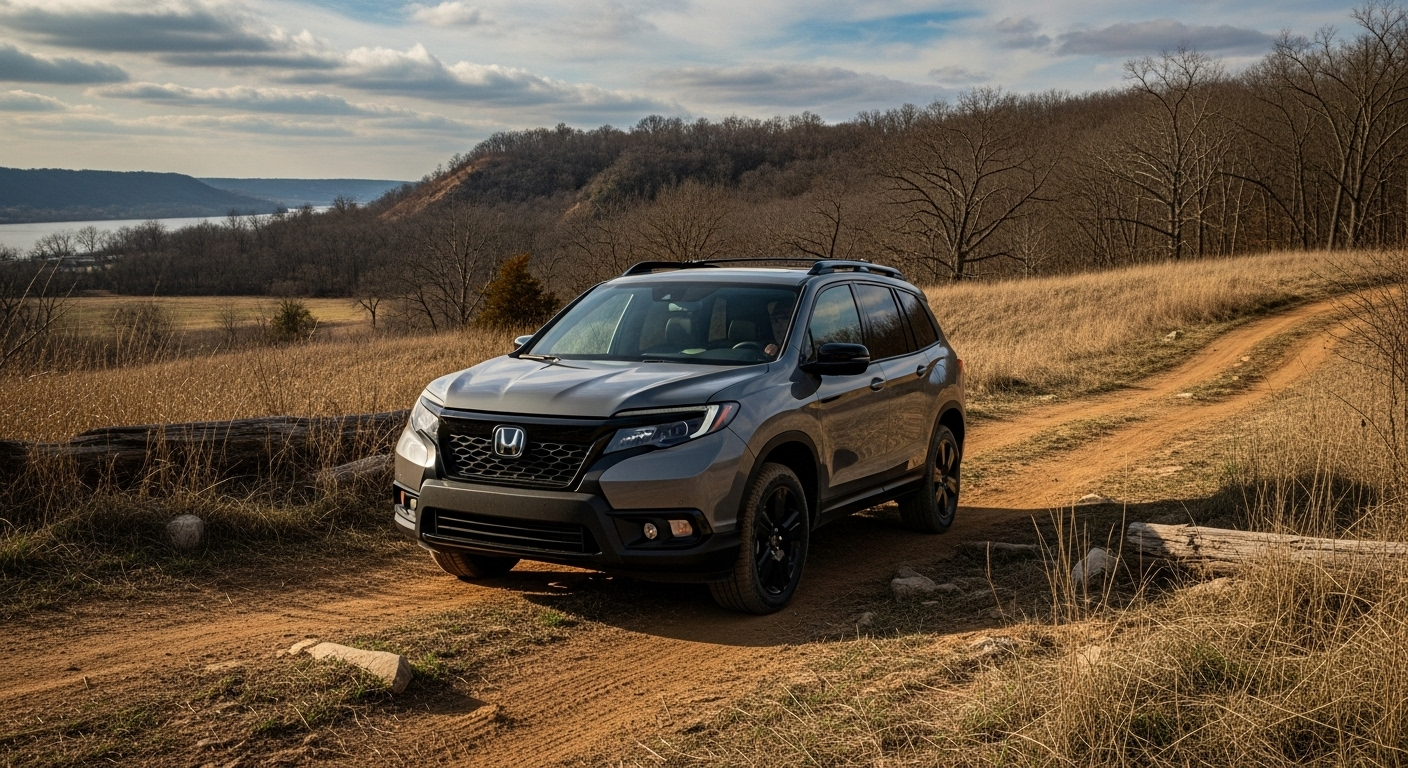 Explore the 2025 Honda Passport's off-road capabilities and check availability in Fort Madison, IA. Visit Kunes Honda of Quincy for more details.
