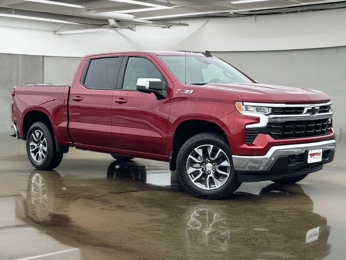 2024 Chevy Silverado 1500 in red paint for sale in Kirksville, MO.