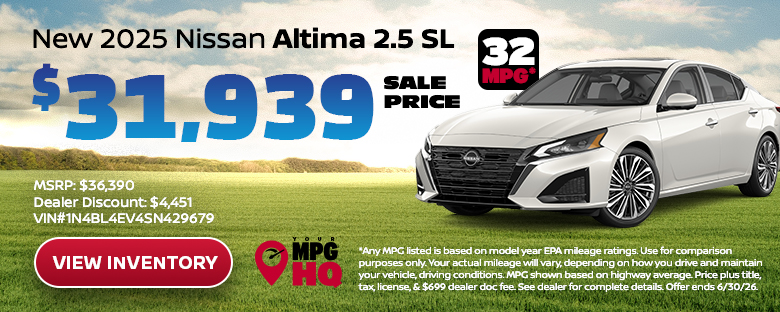 New 2026 Nissan Altima