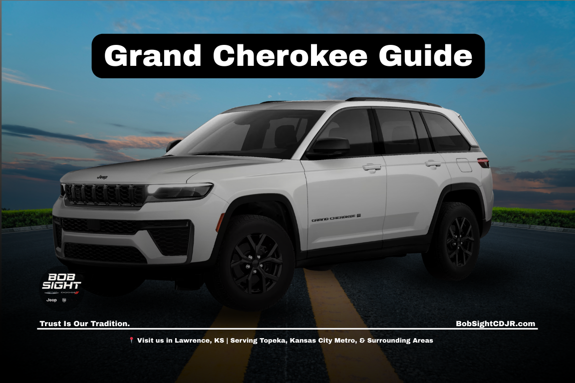Jeep Grand Cherokee for sale near Kansas City KS at Bob Sight CDJR in Lawrence serving Kansas City Metro drivers