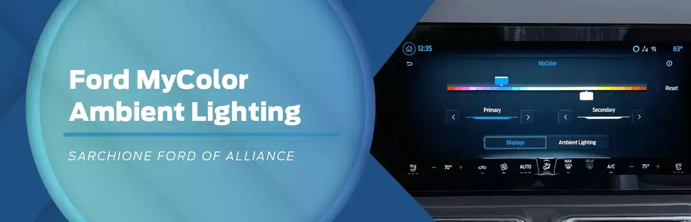 Ford MyColor Ambient Lighting Guide