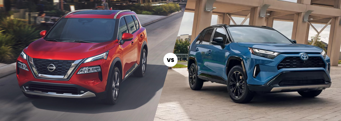 Comparison of 2023 Nissan Rogue and 2023 Toyota RAV4