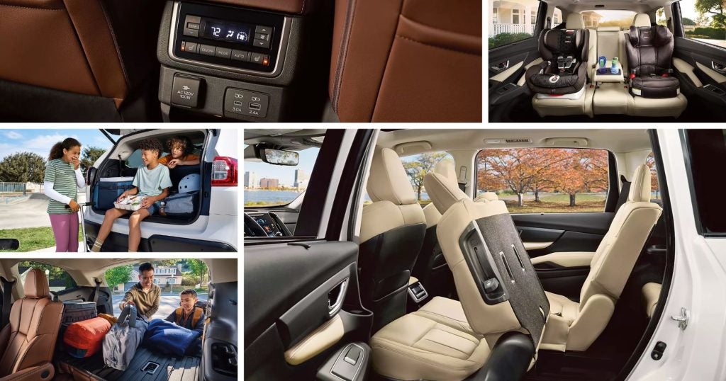 2026 Subaru Ascent spacious interior and features