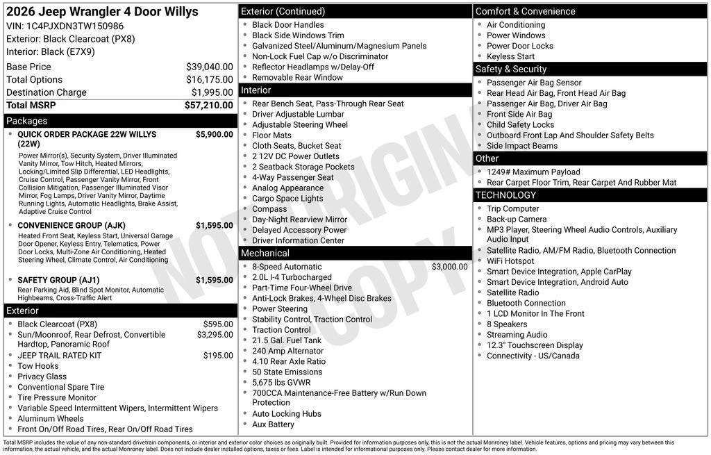 2026 Jeep Wrangler 4-Door Willys - Photo 10