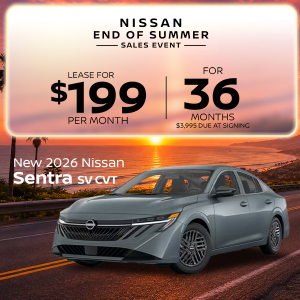 New 2026 Nissan Sentra SV CVT 