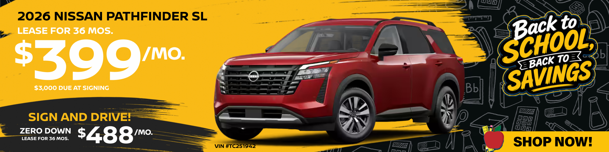 2026 NISSAN PATHFINDER SL