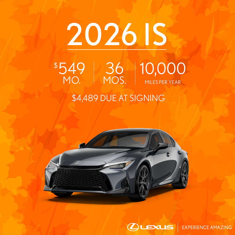 Select New 2026 Lexus IS Models