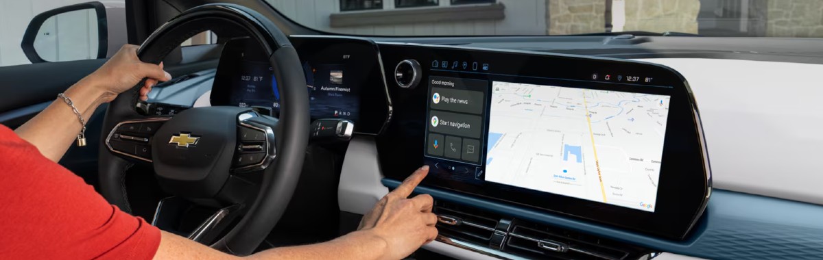 2025 Chevy Vehicle with Google Built-In on Infotainment System