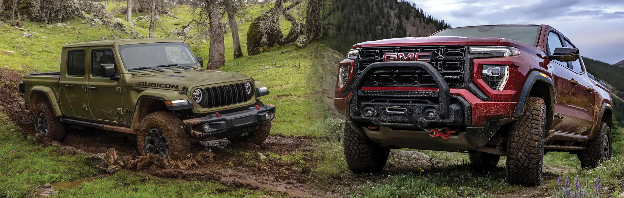 2025 Jeep Gladiator vs 2025 GMC Canyon