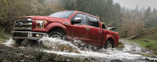 Ford F-150 mudding