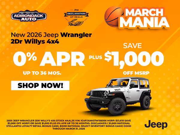 SAVE $2,000 OFF MSRP!