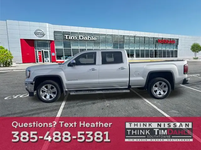 Used 2017 GMC Sierra 1500 SLT with VIN 3GTU2NEC7HG262679 for sale in South Jordan, UT