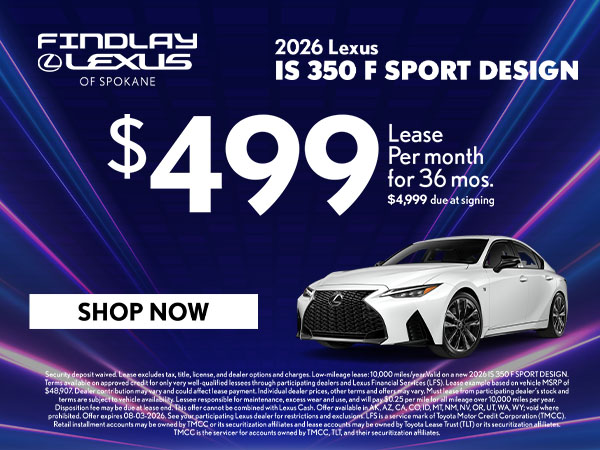 2026 Lexus IS Special