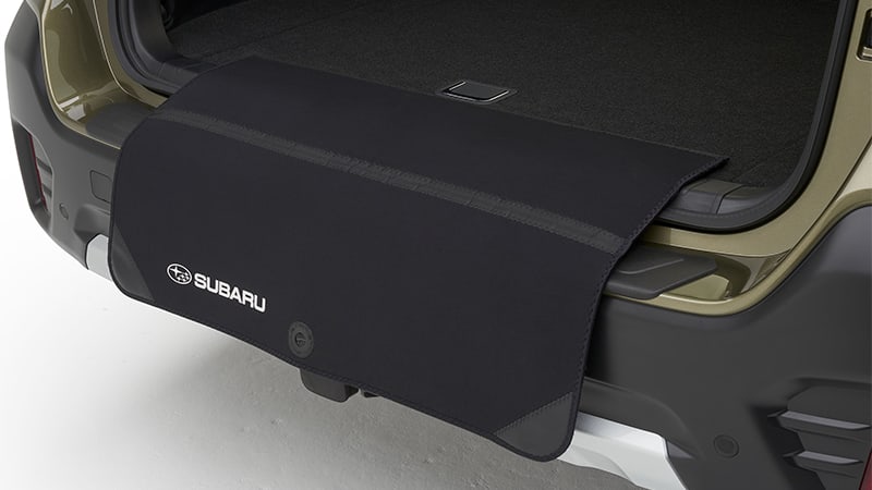 Rear bumper protector mat