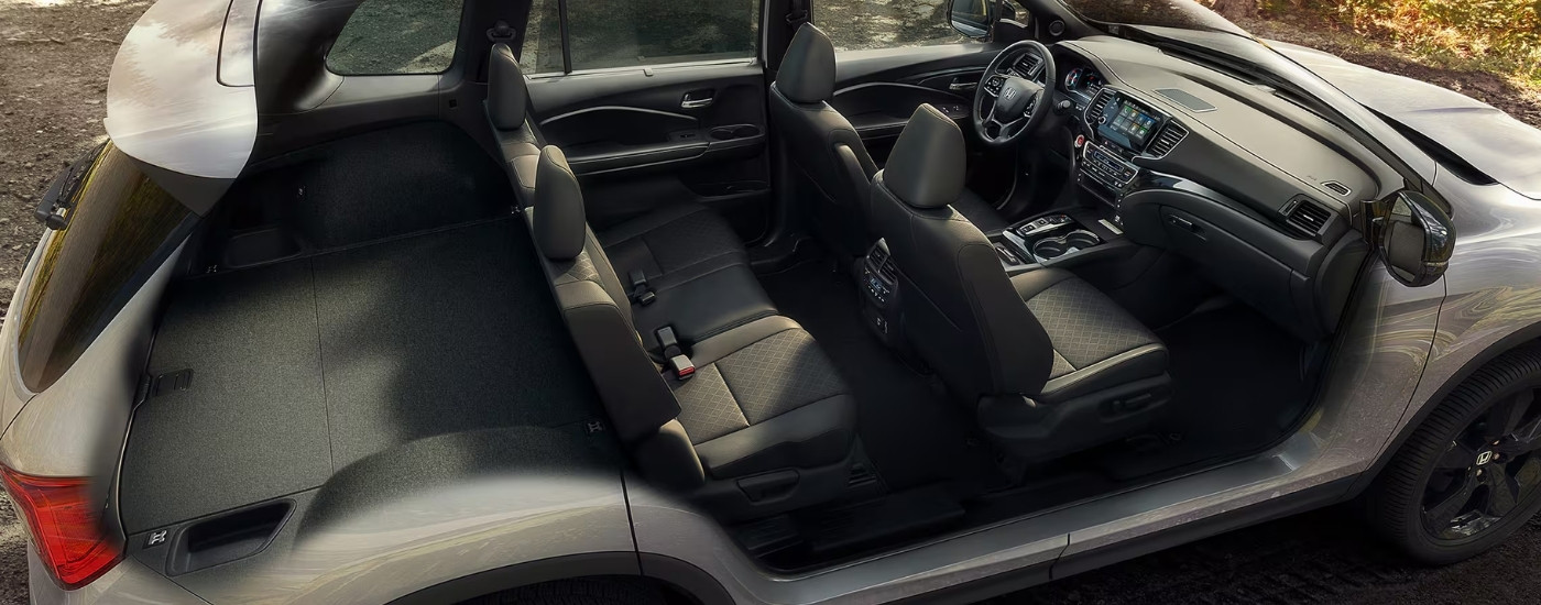 Cross section of a silver 2020 Honda Passport Elite