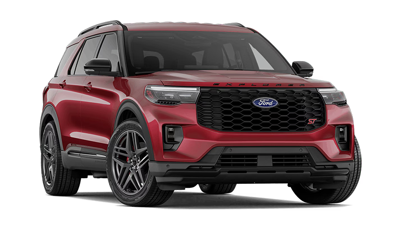 image of deep green ford explorer timberline