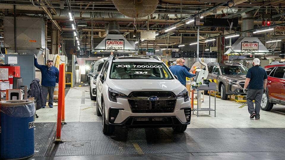 Where are Subarus Made? SIA Subaru Plant Subarus made in japan
