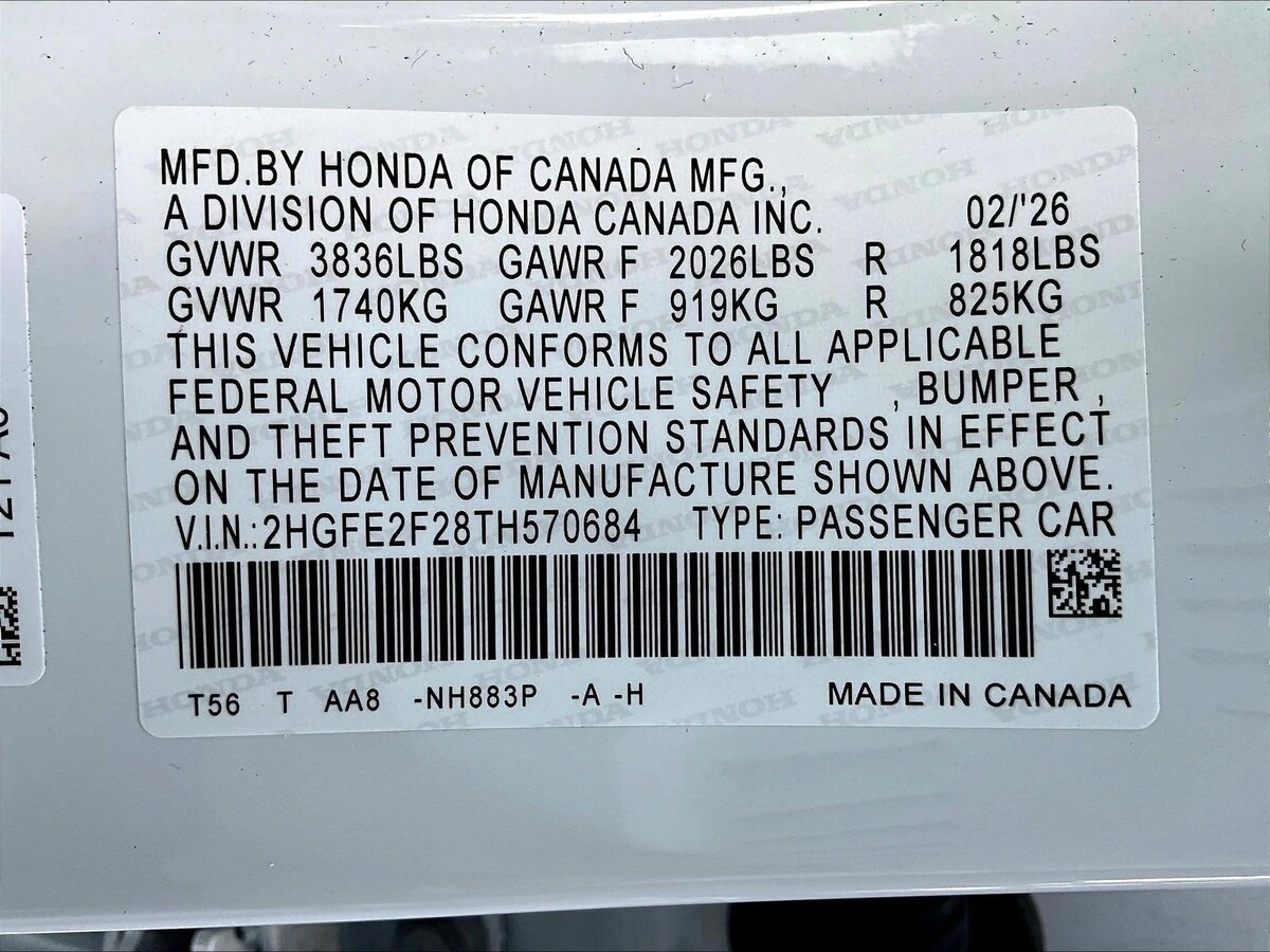 2026 Honda Civic LX - Photo 18
