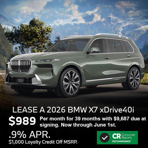 Lease the BMW X7 in NJ