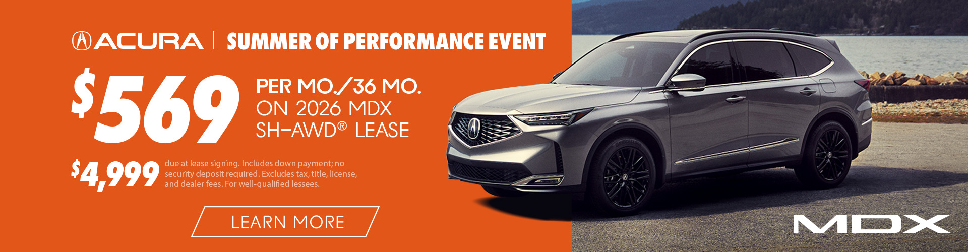 MDX $569 Lease