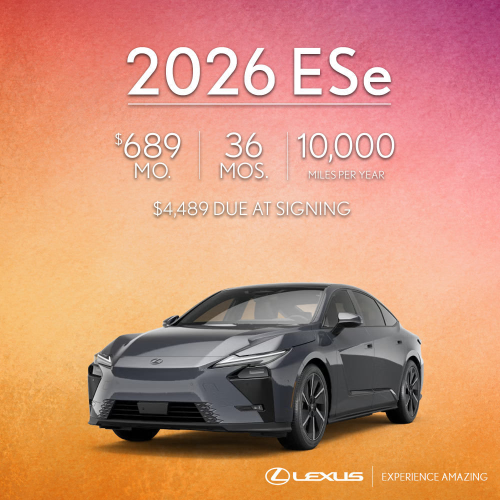 Select New 2026 Lexus ESe Models