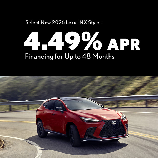Select New 2026 Lexus NX Styles