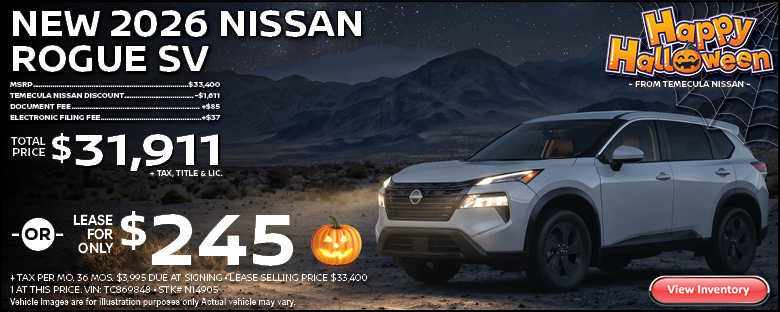 New 2026 Nissan Rogue SV