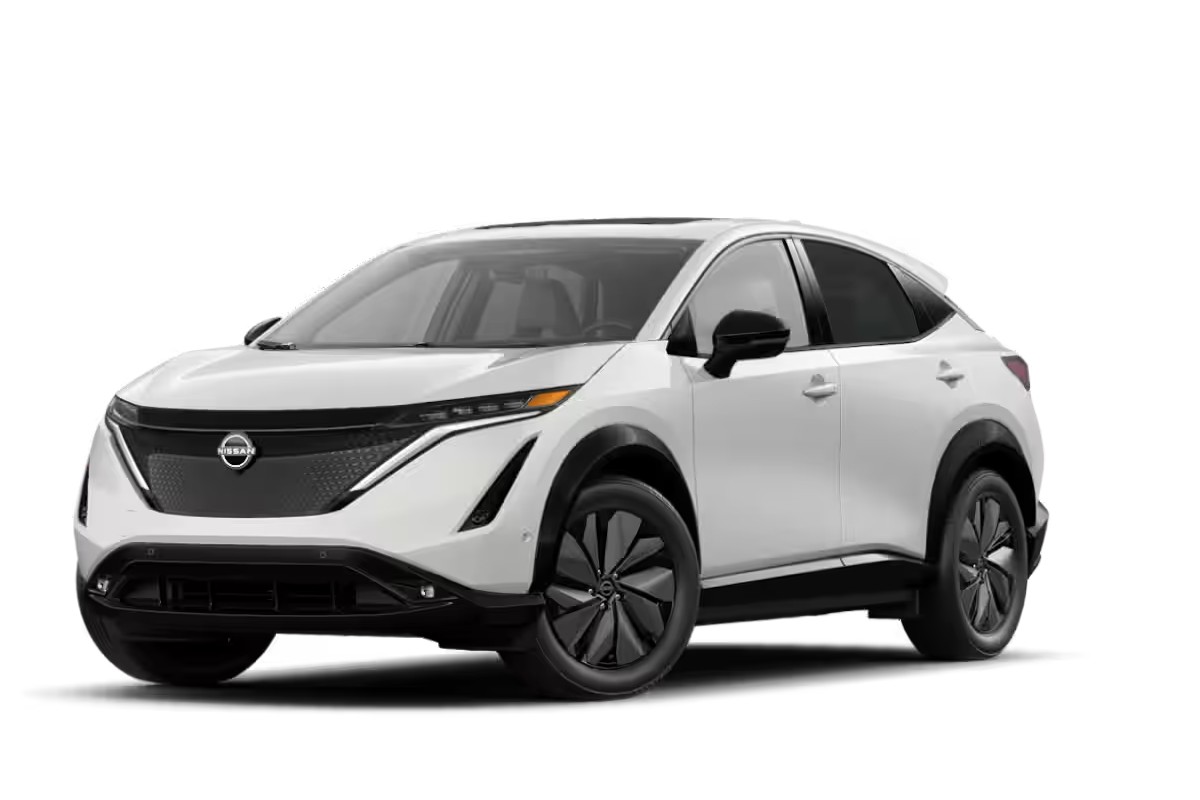 2025 Nissan ARIYA Platinum+ AWD Exterior Driver Side Front Profile