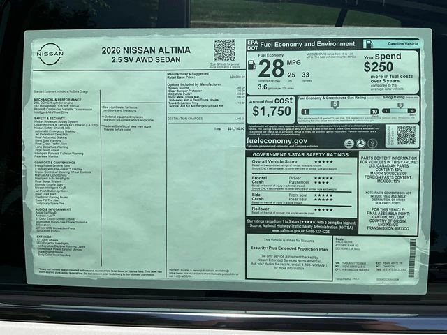 2026 Nissan Altima SV - Photo 33
