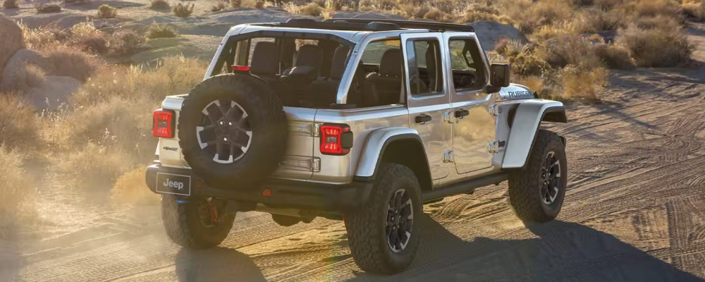 2024 Jeep Wrangler Driving on Dirt Road