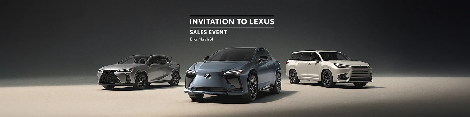 Invitation to Lexus Sales Event