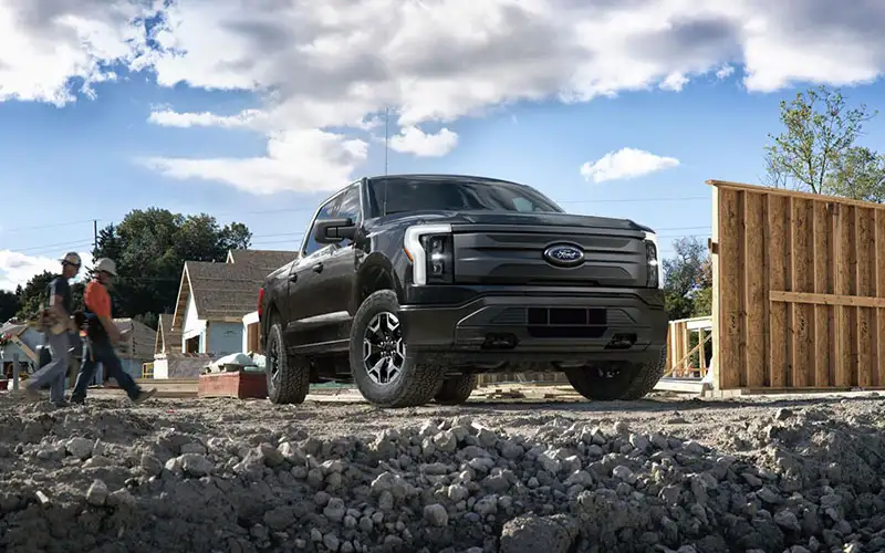 image of black ford f-150