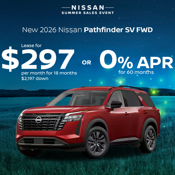 New 2026 Nissan Pathfinder SV FWD