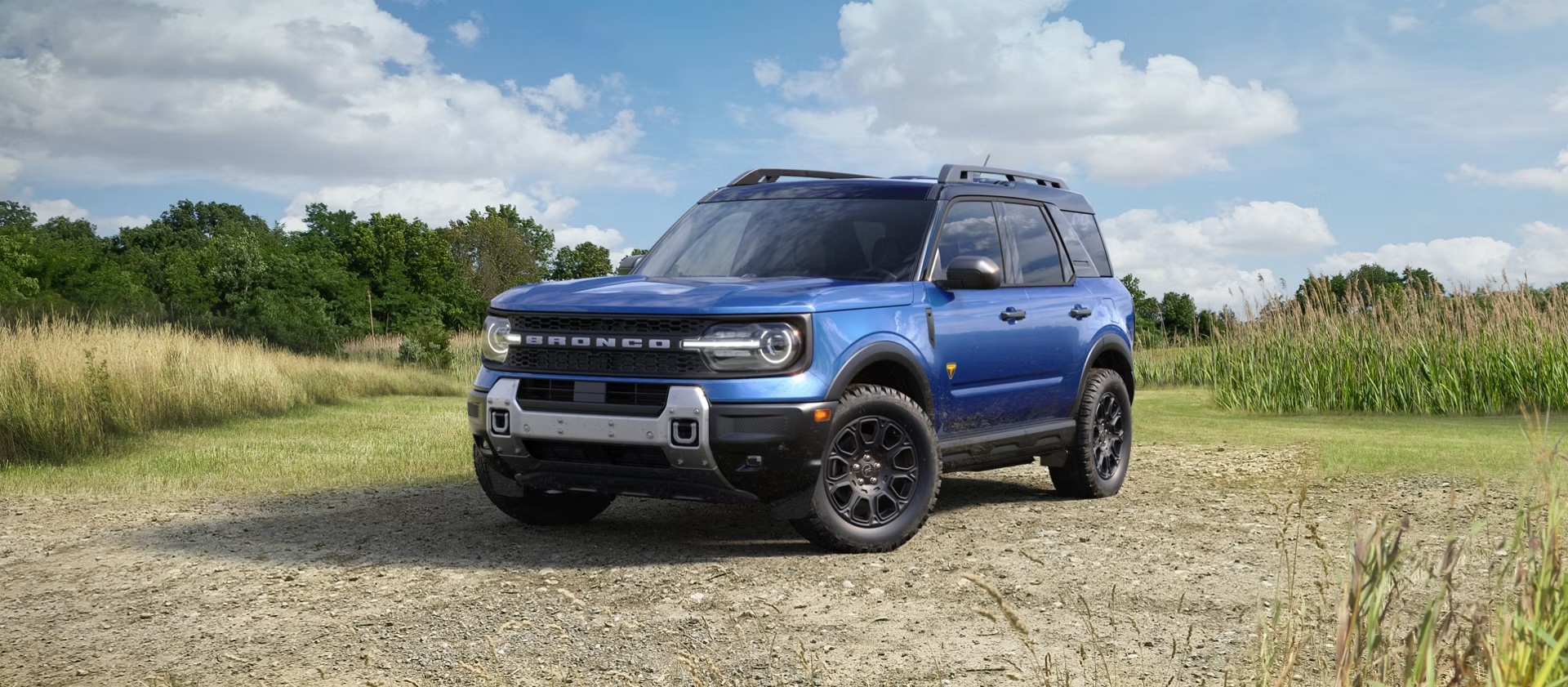 Blue Ford Bronco Sport Badlands