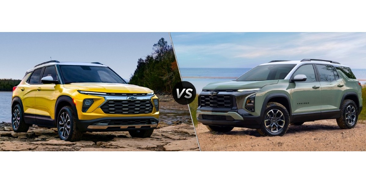 2025 Chevy Trailblazer vs Equinox Exterior Front Profiles